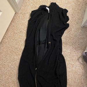 Black swimsuit coverup